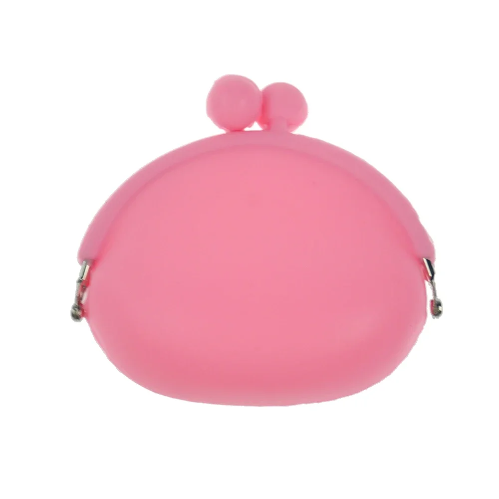 Silicone Coin Purse Coin Wallet Change Bag Round Design Bag Pouch Girl Gift