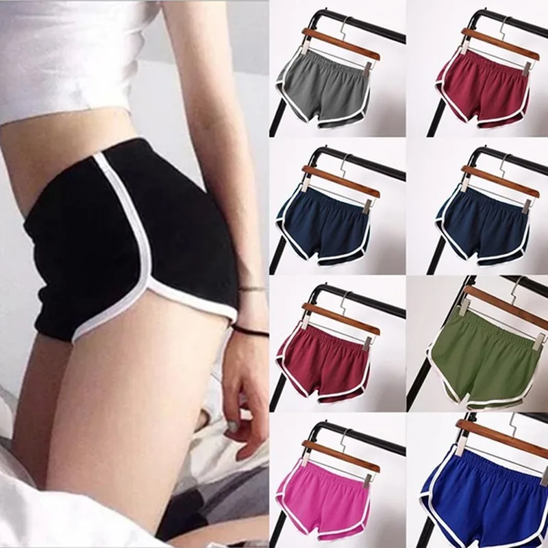 

Sport Shorts Summer Women High Waist Elasticated Seamless Fitness Leggings Push Up Gym Training Gym Tights Pocket Shorts New