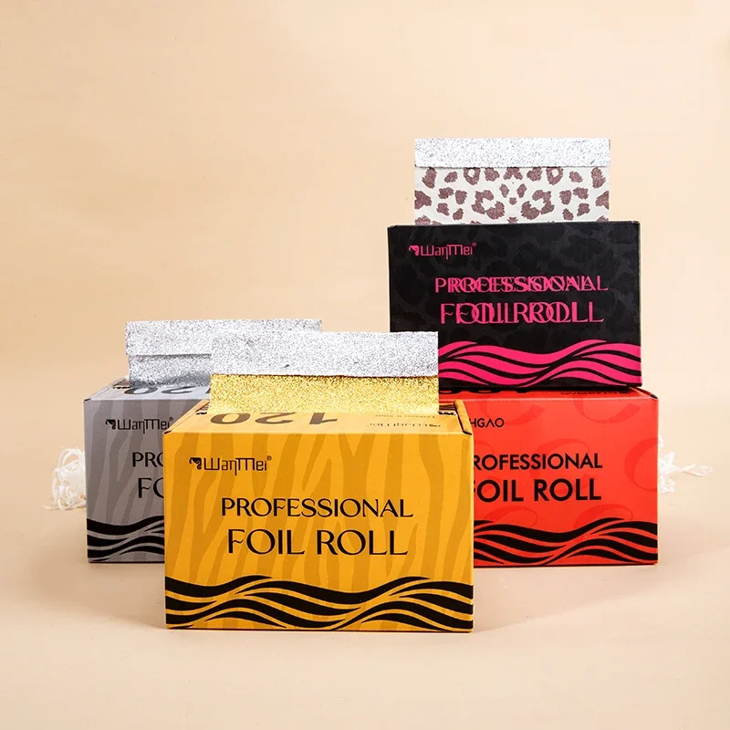 Gold Hair Foils for Highlighting - Premium Pop-Up Foil Sheets for Salon Professionals
