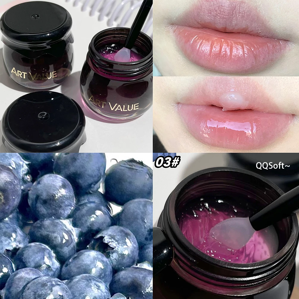 Lip Mask Sleeping Night Moisturizing Lip Balm Nourishing Lightening Honey Oil Gel Cream Lips Care Korean Cosmetics For Women