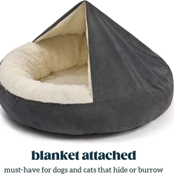 Semi-Enclosed Pet Kennel Bed 1