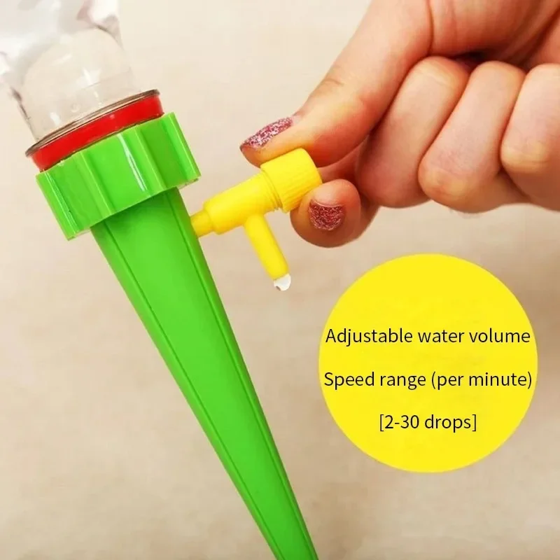 Drip Irrigation Spike Automatic Drip Irrigation System Self Watering Spike for Flower Plants Plant Garden Gadgets Adjustable Auto Water Dripper Device