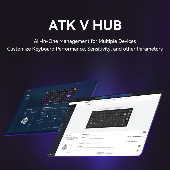 Atk-磁気スイッチ付きメカニカルキーボード,rgbホール効果,rgbゲーム