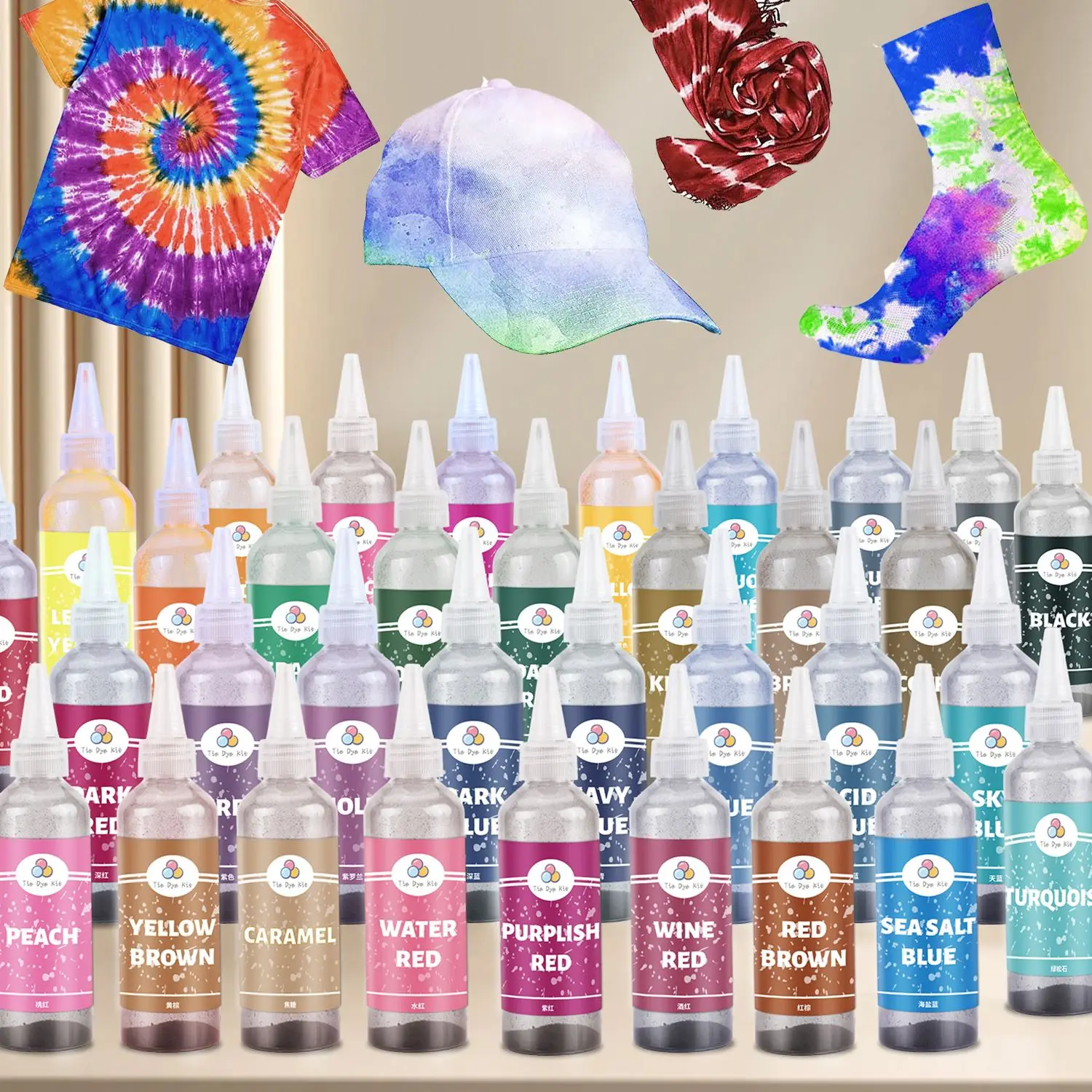 Vibrant Multifunctional Fabric Dye for Garment Revitalization and Creative DIY Projects