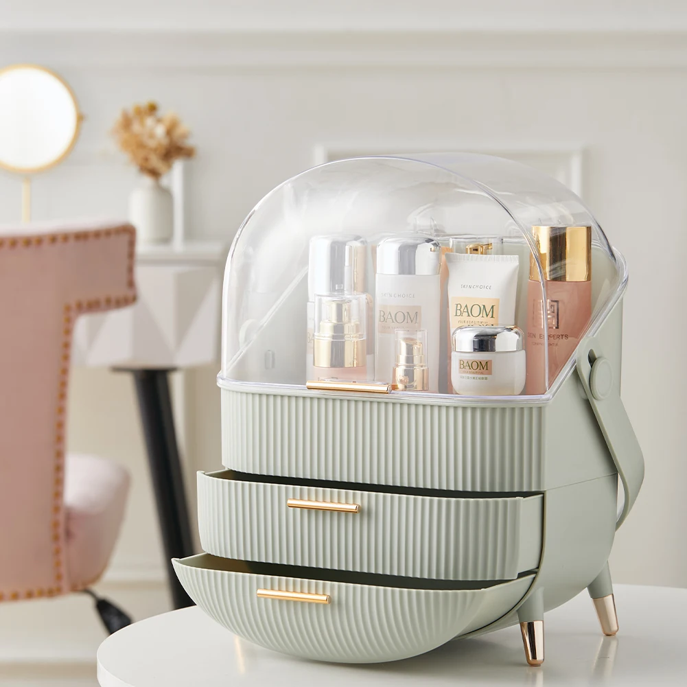 Dustproof Makeup Organizer with Drawers: 3 - 5 Days Free Delivery Only UK