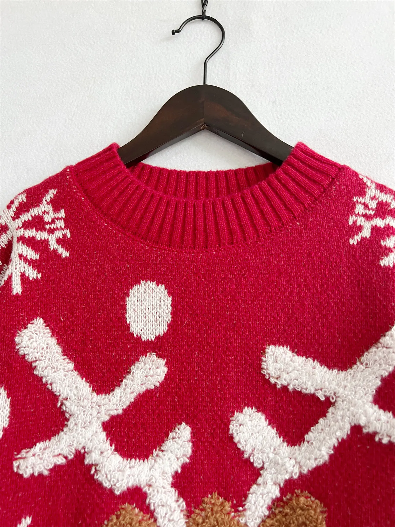 Pull Noël femme coupe large