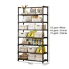 Multi Layer Shoe Rack Living Room Entrance Shoes Cabinet Non-woven Fabric Storage Shelf Floor Standing Dormitory Shoe Cabinet 6