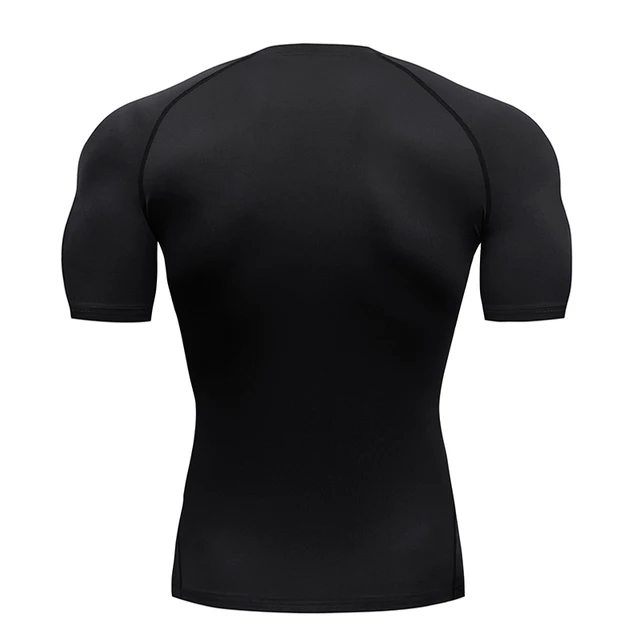 Men Sport T-Shirt Spider Quick Dry Bodybuilding Running Shirt Compression Tops Gym T Shirt Men Fitness Tight Tees Rashgard 4