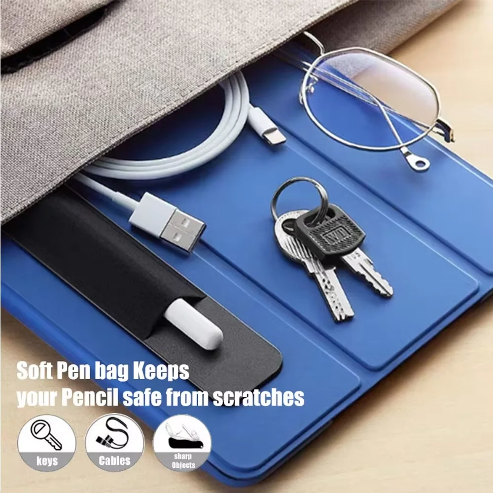Adhesive Pencil Case and Stylus Holder Sleeve