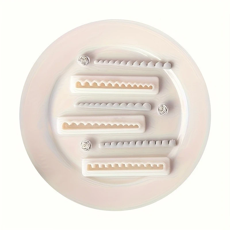 미니 레이스 장미 꽃 모양의 곱슬 부드러운 점토 귀걸이 장식품 점토 금형 쥬얼리 펜던트 DIY 수제 도구를위한 절단 도구