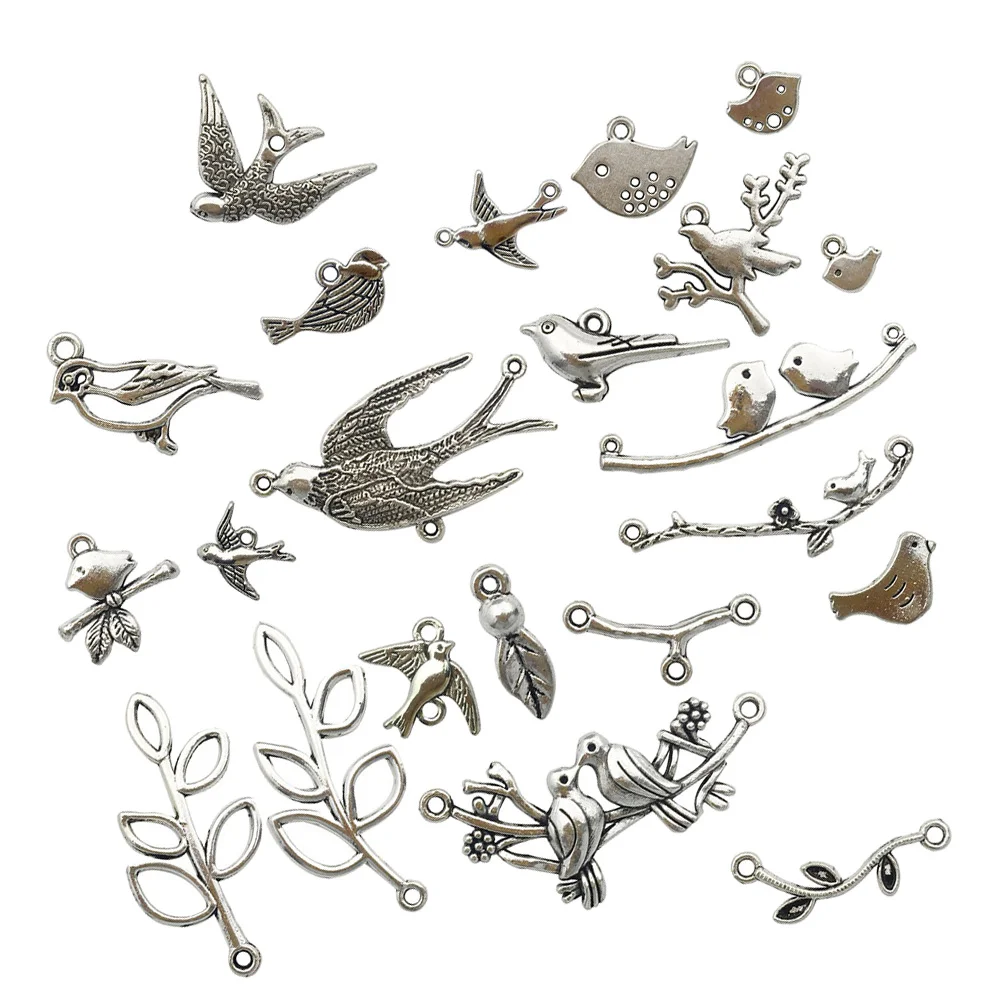 

65 Pcs Charm Pendant Alloy Necklaces Making Pendants Necklaces Manicure DIY Charms