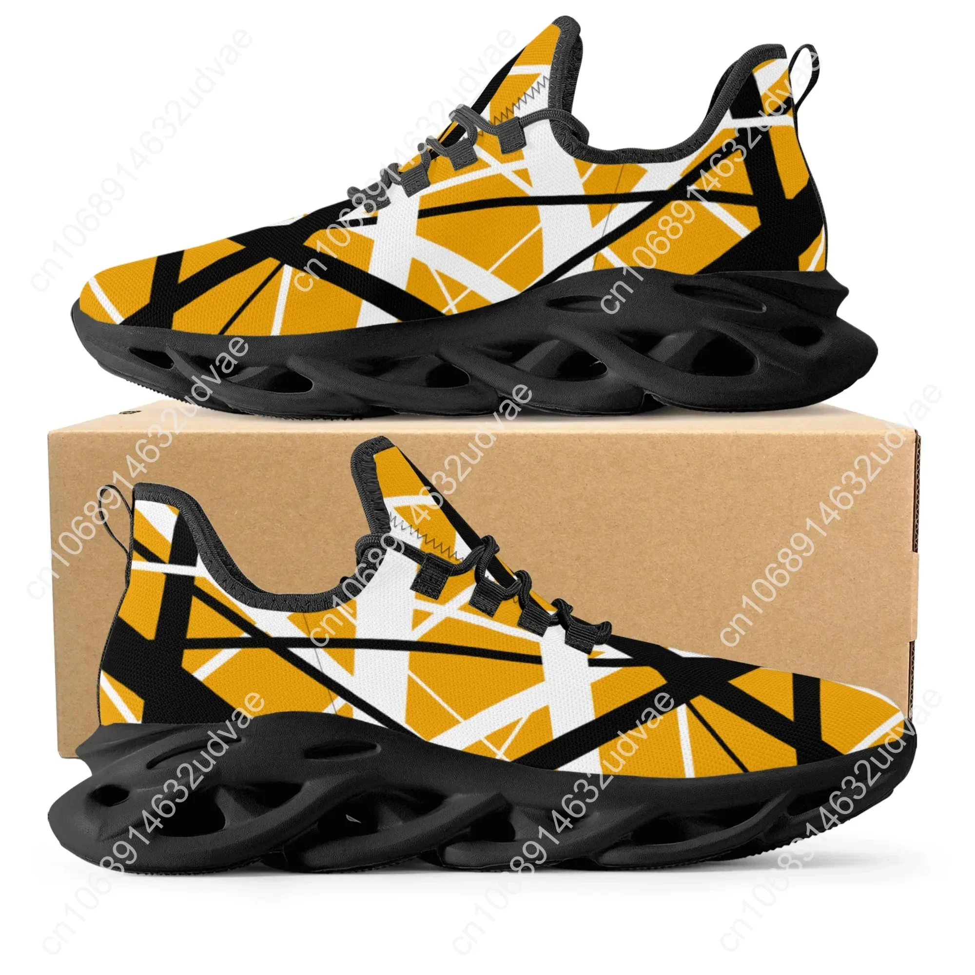 Van Evh 1984 Stripes Halen Fashion Sneakers Mens Womens Teenagers Breathable Mesh Casual Running Shoes Lace-Up Basketball Shoe