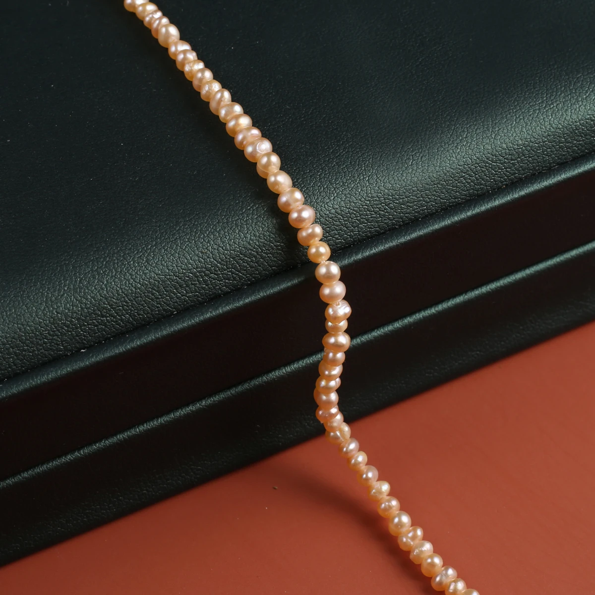 Purple White Orange Natural Freshwater Pearl Jewelry Making DIY Wedding Bride Necklace Bracelet Accessories Jewelry Gift 36CM