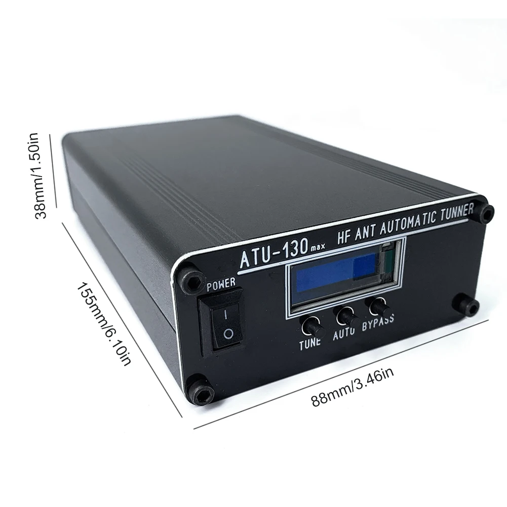 ATU-130 MAX Automatic Shortwave HF Antenna Tuner 1.8-50MHz 200W Miniature Shortwave Antenna Tuner