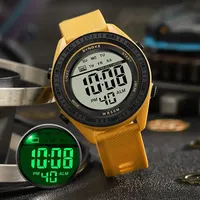 SYNOKE Watch Outdoor Sports Multifunctional Waterproof Shock Resistant Large Screen Display Luminous LED Digital Watch For Men 2