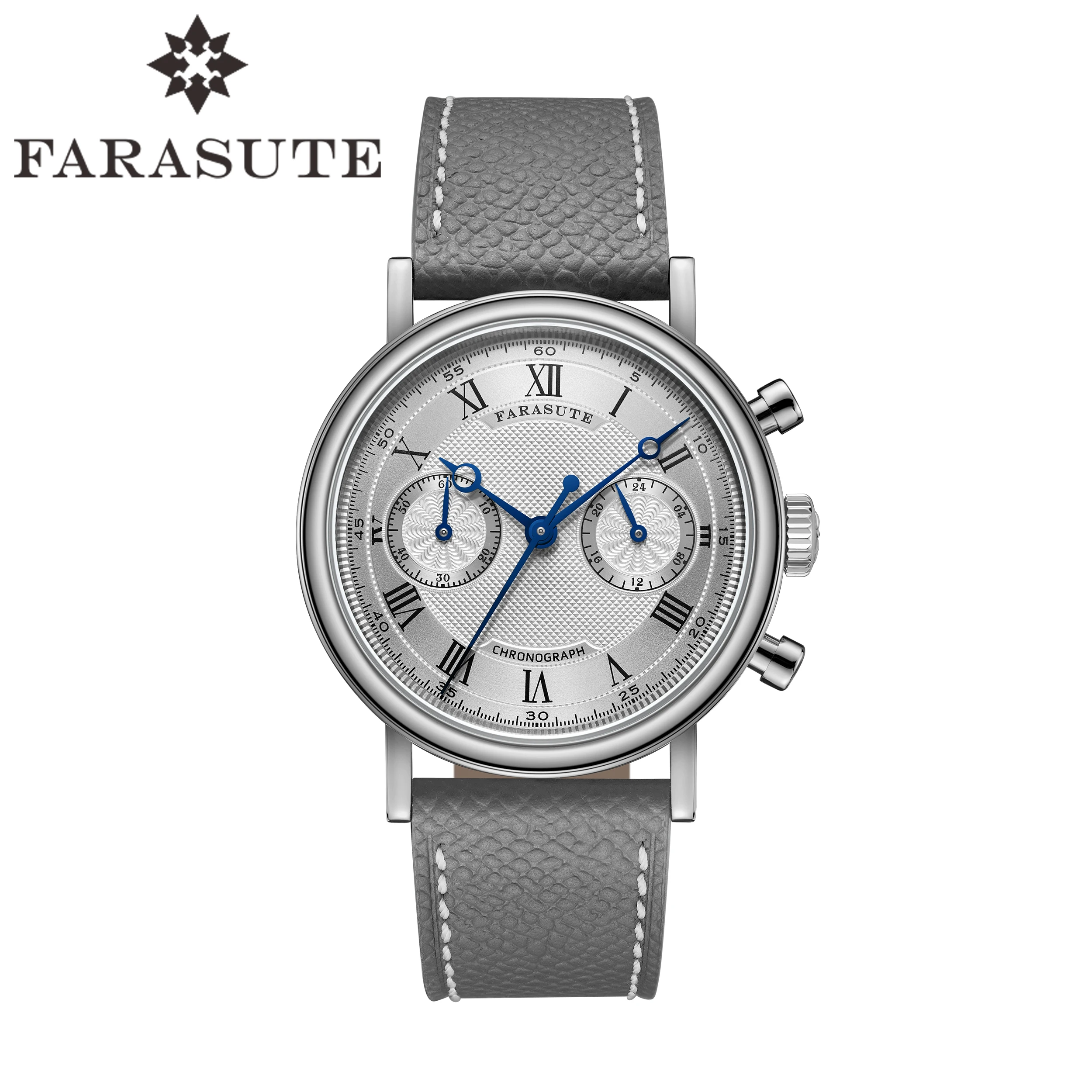 FARASUTE New Quartz Men\'s Watch Vk64 Quartz Movement Sapphire Waterproof Stainless Steel Sports Waterproof Timing Watch NL-007 1