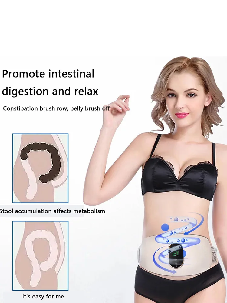 Electric Slimming Machine Professional Big Belly Full Body Thin Waist Belt Fat Burning Abdominal Massage Device