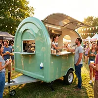 Cuisine mobile électrique, chariot à snacks silencieux, véhicule électrique idéal pour la vente de snacks sur les marchés nocturnes 1