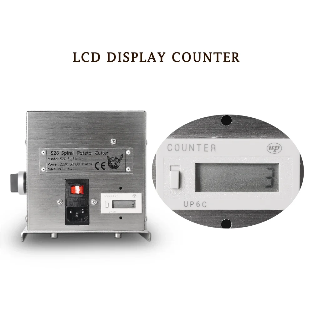 Electric Potato Twister Tornado Slicer Machine Automatic Spiral Cutter Vegetable Slicer Machine Supplier 110/220v