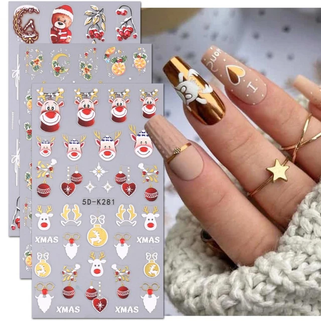 Snow White Manicure On Female Hands Winter Nail Design Stock Photo -  Download Image Now - iStock