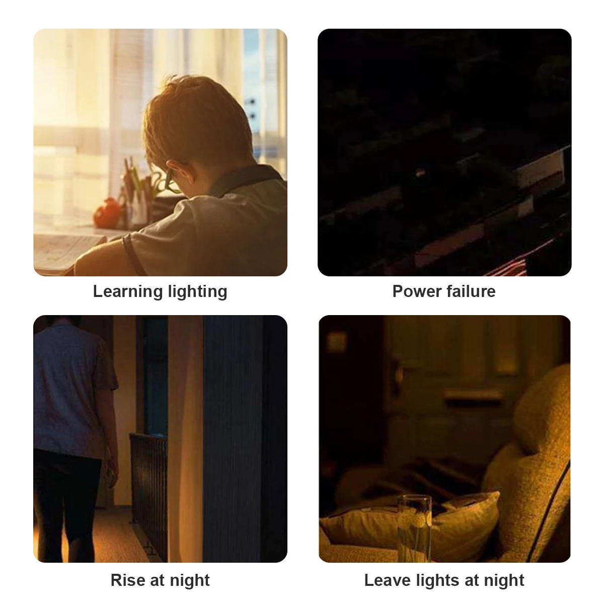 Mini Led Book Light Lamp With Battery Power Warm White 3000K Adjustable Angle Clamp Reading Lamp Small Reading Lights