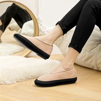 AIYUQI Winter Flat Shoes Women 2025 New Fur Lining Warm Women Snow Shoes Genuine Leather Comfortable Female Winter Ballet Shoes - Image 6