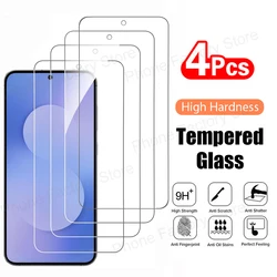4 - Pack Premium Tempered Glass Screen Protector Film - Transparent, 9H Hardness, 2.5D for 4 Pieces (For Galaxy A17)