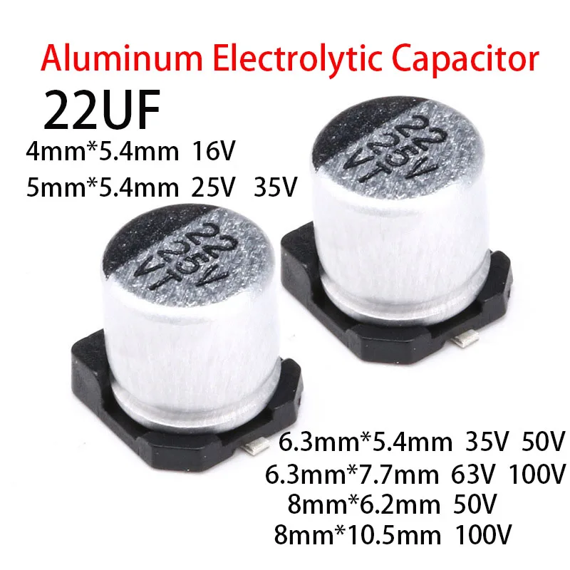 Lotto Di Condensatori Elettrolitici SMD In Alluminio - Foto 6