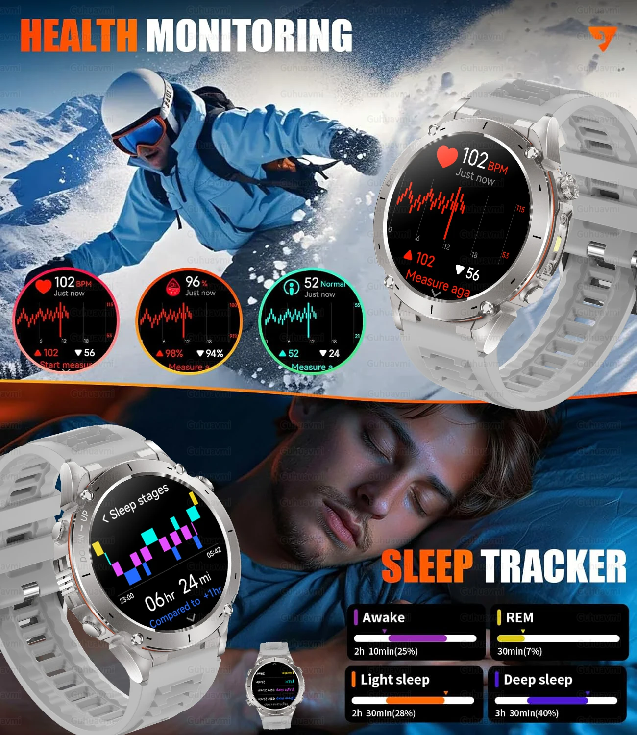 2025New military GPS Swim Sport Men Smart Watch 10ATM Waterproof Dual-Band GNSS Clock Compass Altimeter Call 730mAh Smartwatch