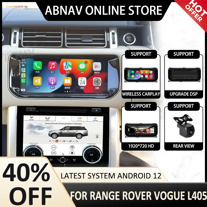 

10.25inch Android car radio player For Range Rover Vogue L405 2013-2017 multimedia Player GPS Navigation Auto Stereo