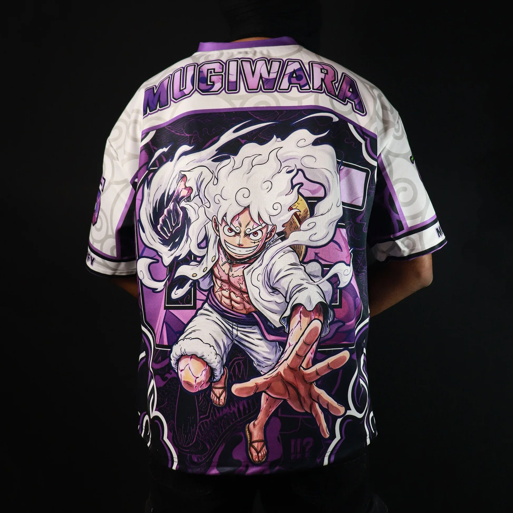 Monkey D. Luffy 5th Gear Oversized Jersey One Piece Grafik-T-Shirt Sommer Sport Freizeit Herren T-Shirt Kleidung T-Shirt Damen ﻿