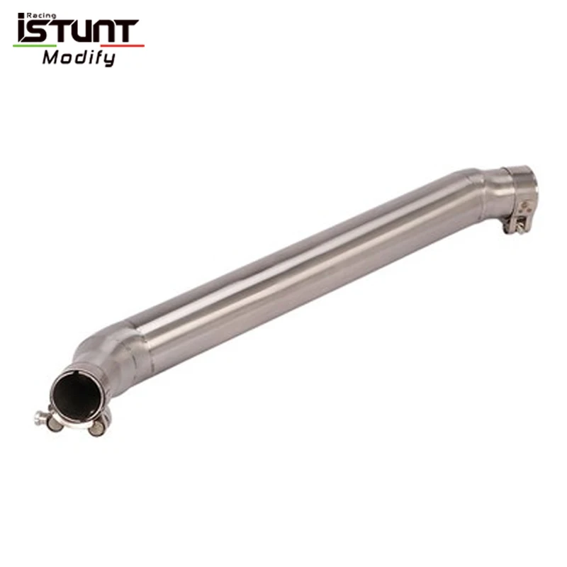 Motorcycle Exhaust Escape Moto System Slip On For CFMoto 400 GT 650 GT Modified Middle Link Pipe Connect Original Muffler - Image 3