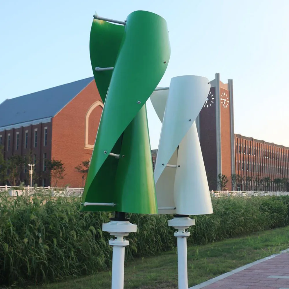 Description Picture 5 of item8KW 10KW Wind Turbine Generator Vertical Turbine Alternative Free Energy Windmill 24V 48V 96V Hybrid Controller for Homeuse