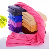 Grande serviette de bain en microfibre épaisse, serviette en microfibre polyvalente Super absorbante et à séchage rapide 3