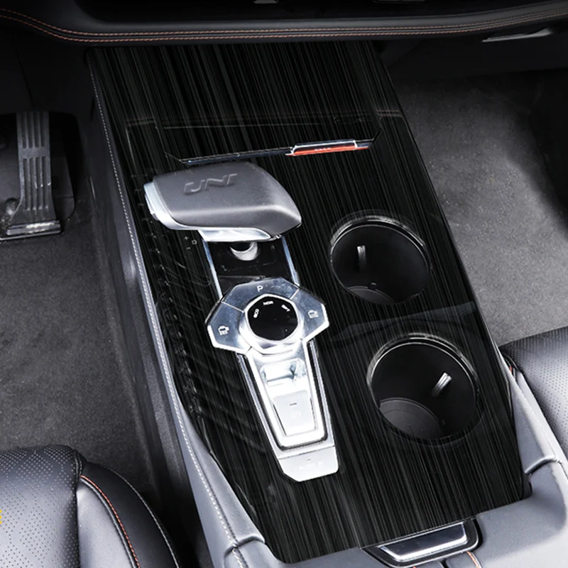 

For Chang An Unik Uni k 2021-2023 ABS black titanium interior stickers for automotive interiors