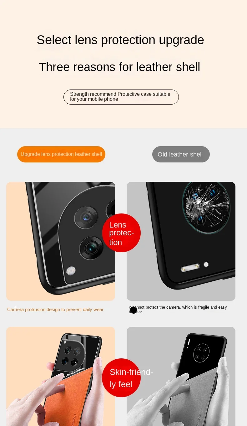 Coque téléphone texture cuir avec support magnétique oneplus pro_voghion.com