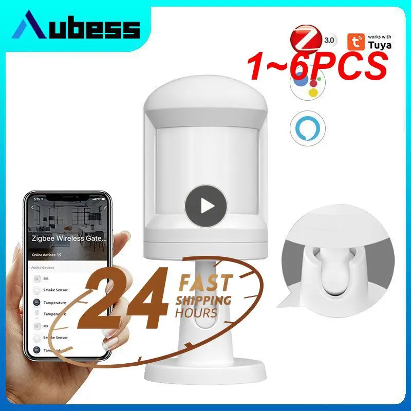 

1~6PCS Tuya Smart MINI PIR Motion Detector Sensor Shop Home Security Smart Life Wireless Remote Status Monitor