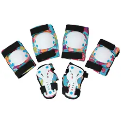 Kids Protective Gear Set Knee Elbow Wrist Pads for BMX Outdoor Sports Biking