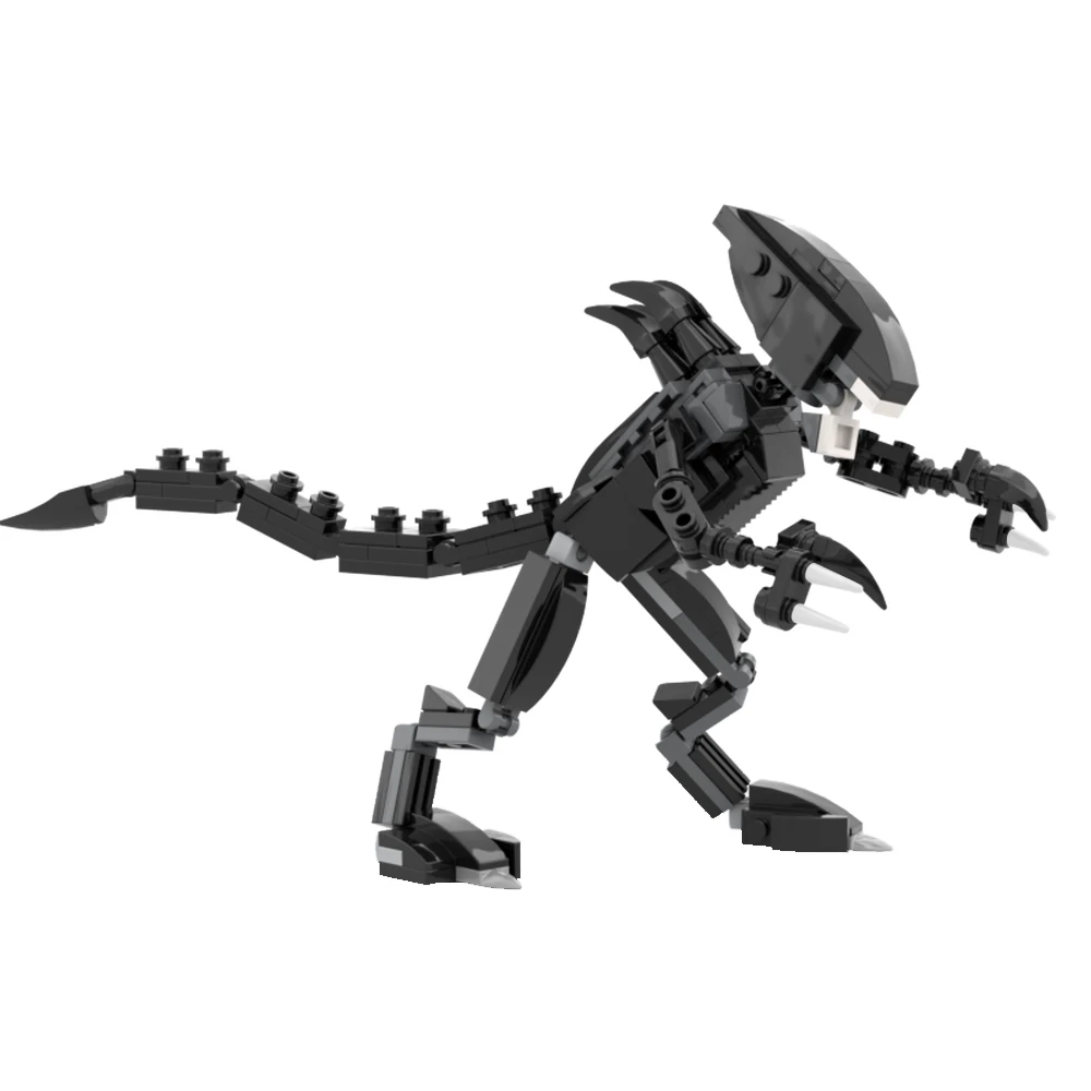 Gobricks Moc Alien Bricks Model Movies Figure The Predator Monster Mech Alien Robot Building Blocks Set Regalo Giocattolo Creativo Fai Da Te