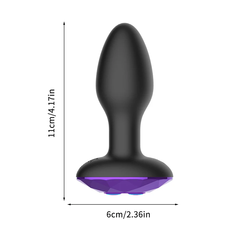 360 Derece Dönebilen Anal Plug Vibratör, Uzaktan Kumandalı Popo Fişi, Erkekler İçin Prostat Masaj Aleti, Yetişkin Seks Oyuncağı, Kadınlar, Erkekler ve Geyler İçin