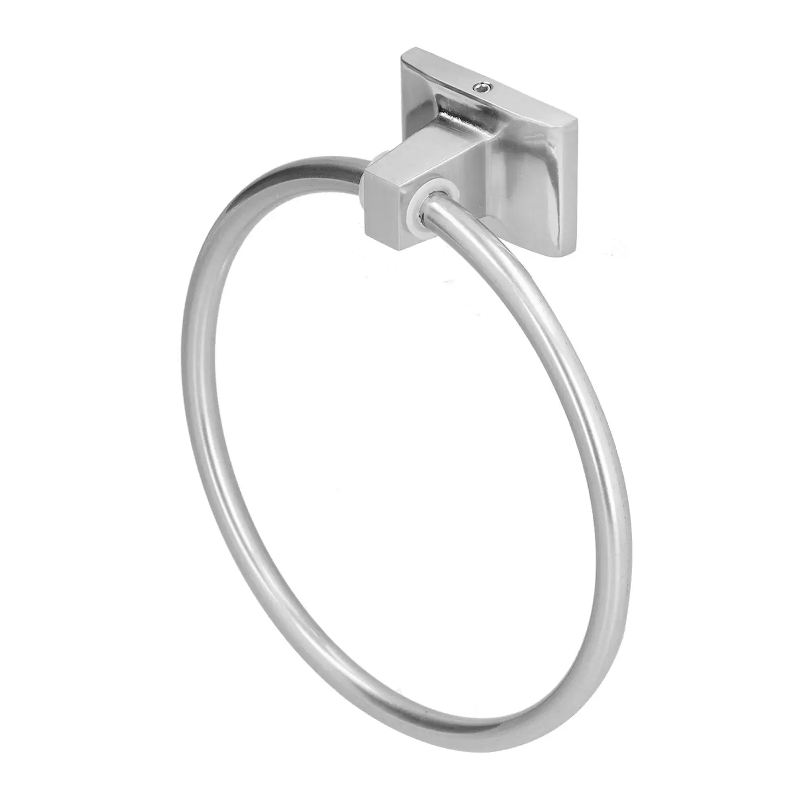Brushed Zinc Alloy Wall-Mount Towel Rack Holder-Durable Bathroom Towel Hanger for home Use