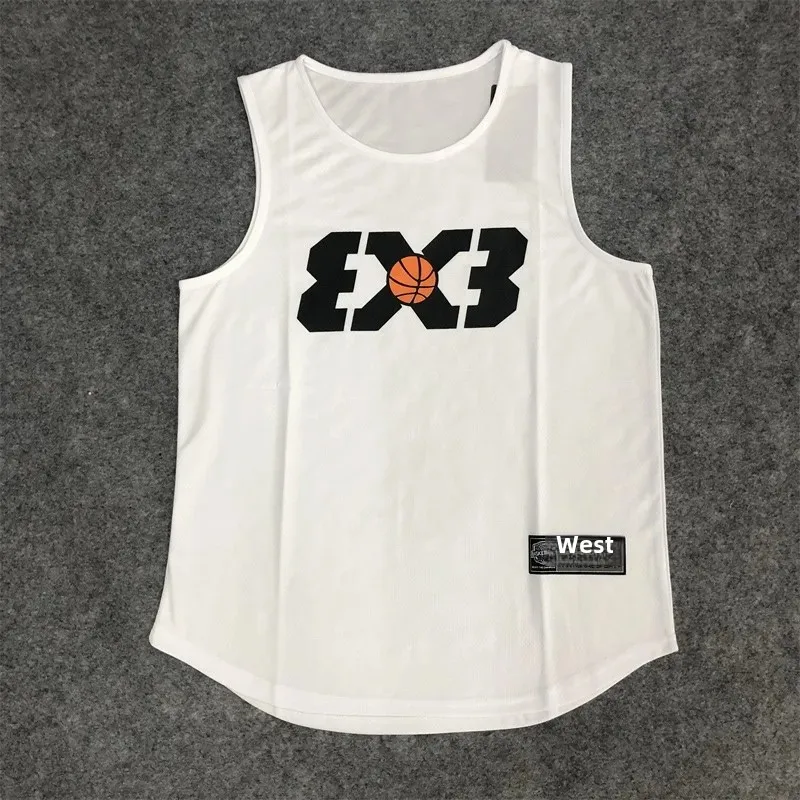 Loose Men's Basketball Vest American Style Sleeveless Summer Quick Dry Training Sports Top Male Model Sportswear