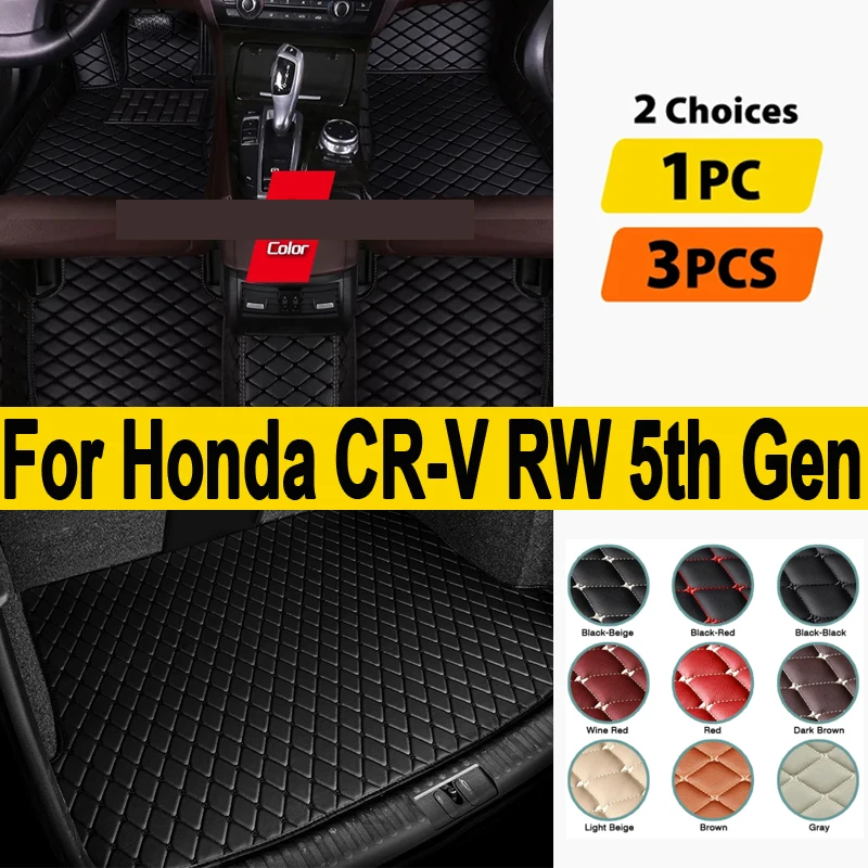 

Коврики, автомобильные коврики для Honda CR-V CRV RW 5th Gen 2022 2021 2020 2019 2018 2017, автомобильные аксессуары, пользовательские чехлы, коврики для ног