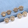 2Pcs Cat Paw Shaped Adjustable Jean Button Waist Buckle Snap Pants Buckle Extender Replacement Jeans Button Attacher Pins 3