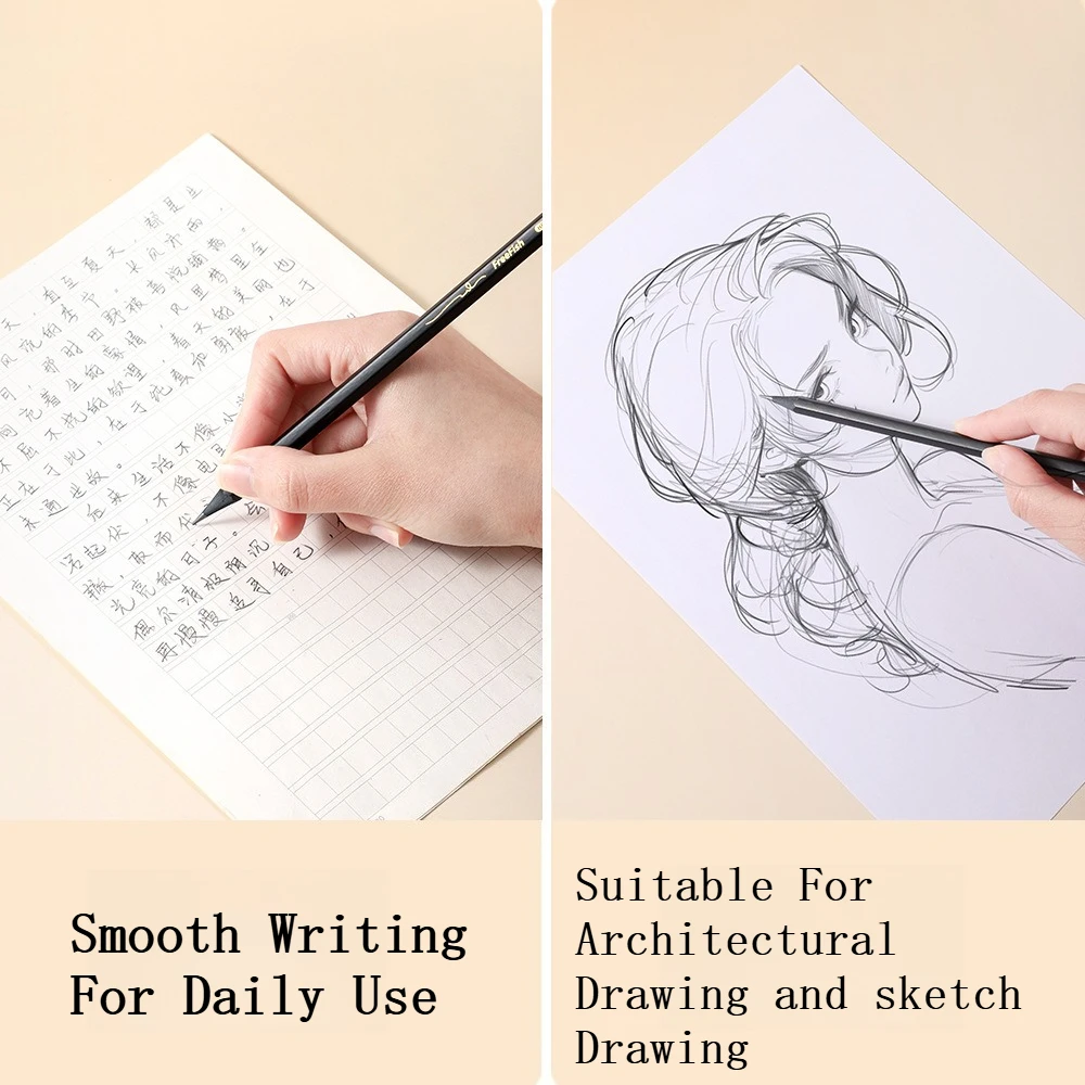 10/20 Pcs 2B/HB Pencils Simple and Elegant Write Smooth For Student Write Painting Sketch Architectural Drawing School Supplies - 2