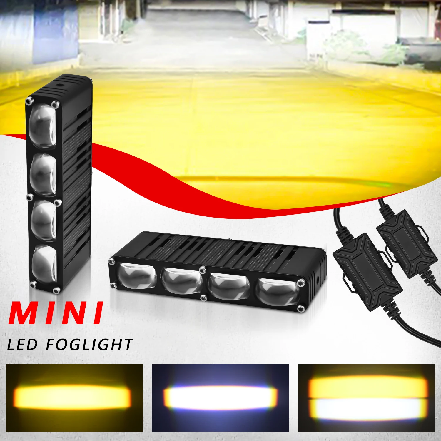 4/5inch Auto Work Light Explorer Motorcycle LED Bar Spot Flood Fog Super Bright