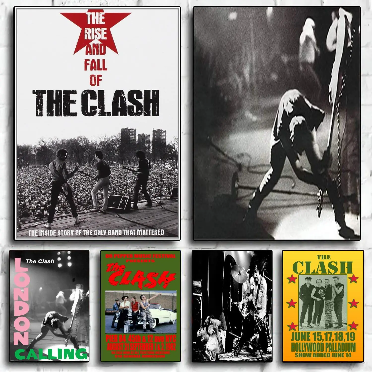 The Clash Band Decoration Art Poster Wall Art Personalized Gift