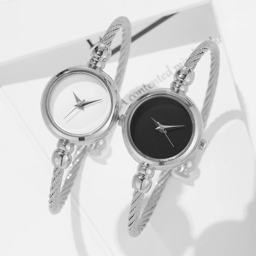 ساعة يد ذهبية للنساء ، حزام رفيع ، سوار للسيدات ،...