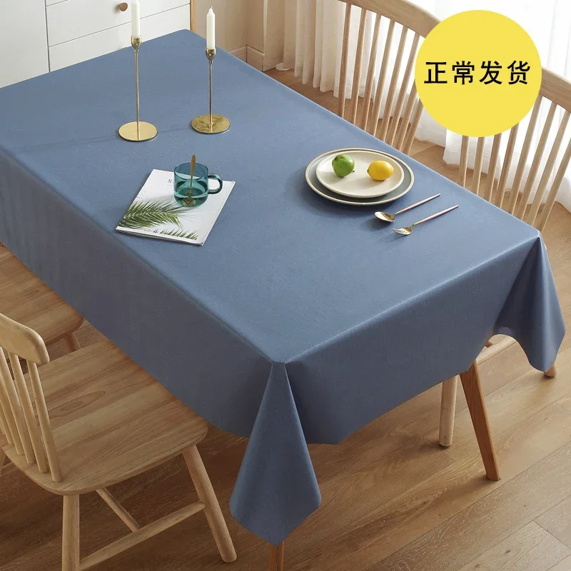 

Fabric tablecloth is waterproof, oil resistant, scald resistant, and washable. Tea table tablecloth