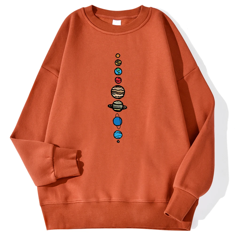 Neun Planeten Universum Solar Systemprinted Männer Pullover Mode Lässig Mit Kapuze Lose Crewneck Sweatshirts Herbst Fleece Streetwear – Detail 11